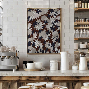 Abstract Wavescape Poster