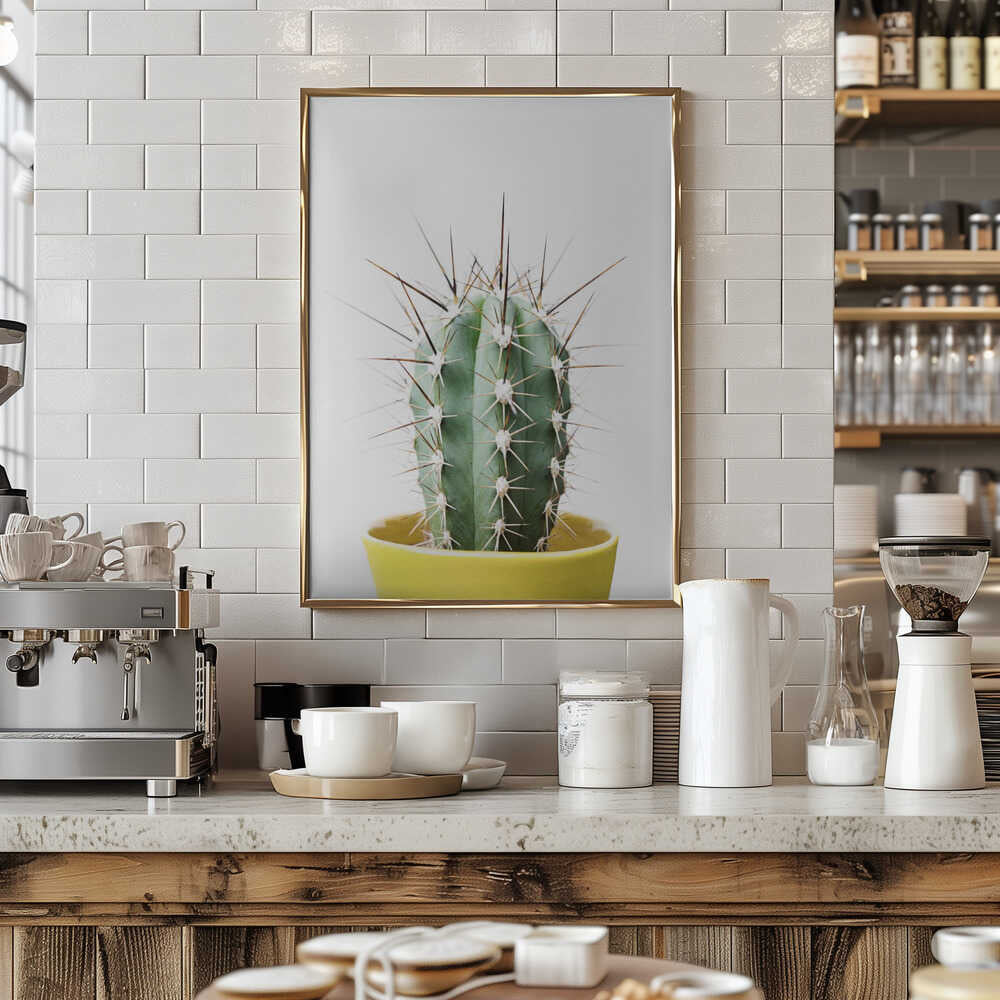 Spikey Cactus Poster