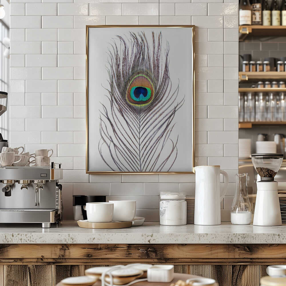 Peacock Feather Poster