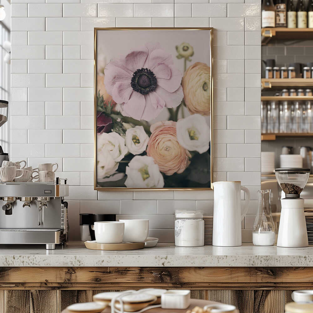 Pastel Bouquet Poster