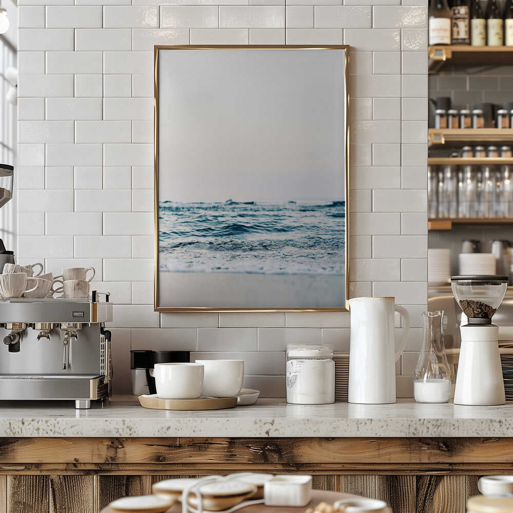 Abstract Waves Poster