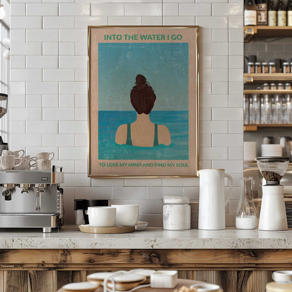 Into the Water Standard Wall Art Poster