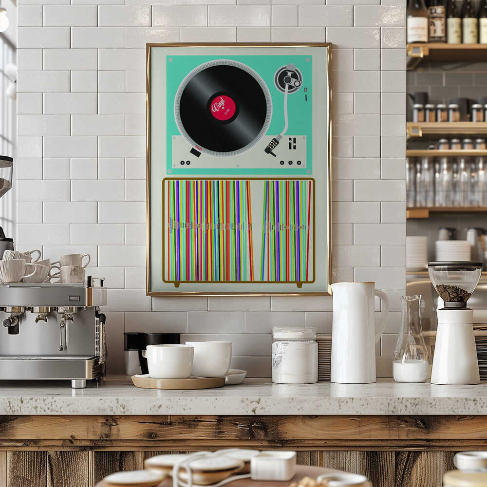 Vinyl Stack Poster