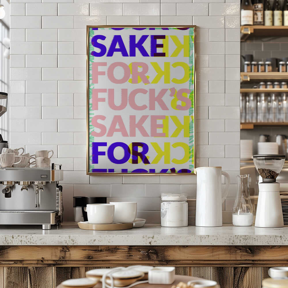 Vivid Repetition Poster