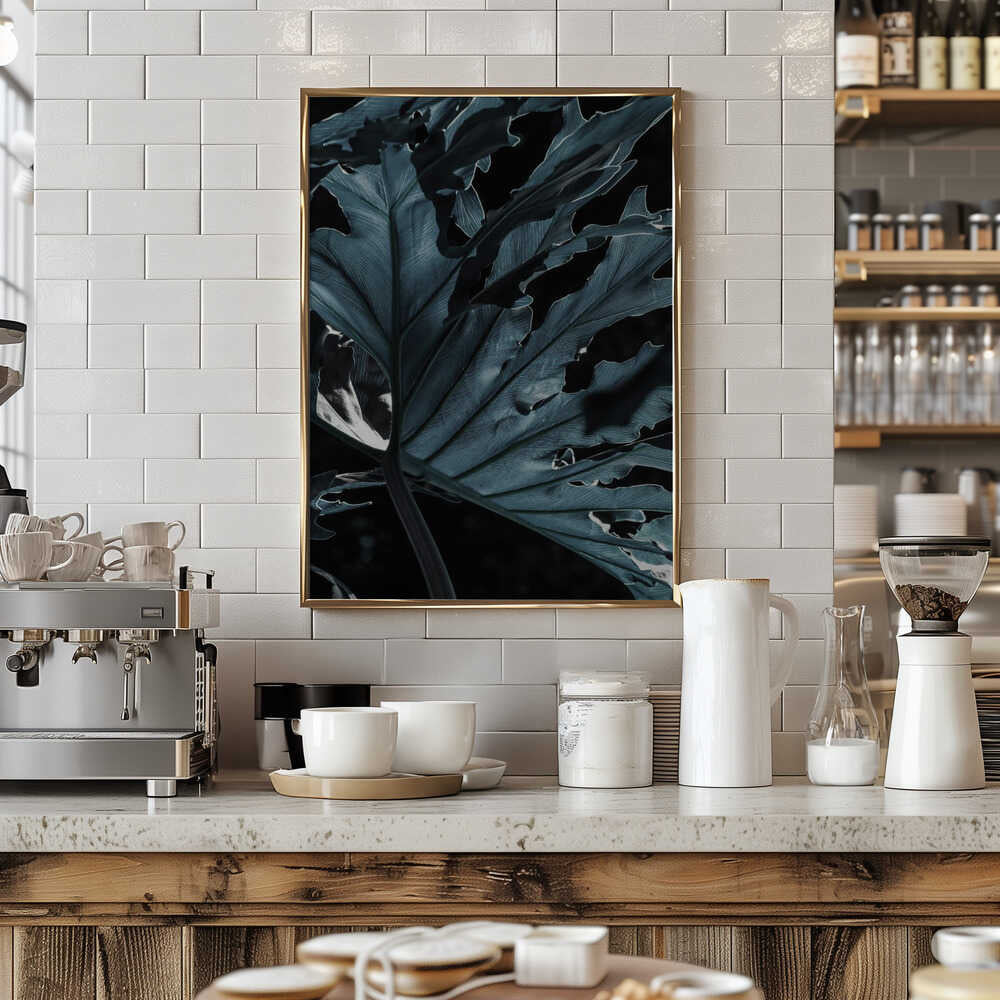 Leafy Shadowscape Poster