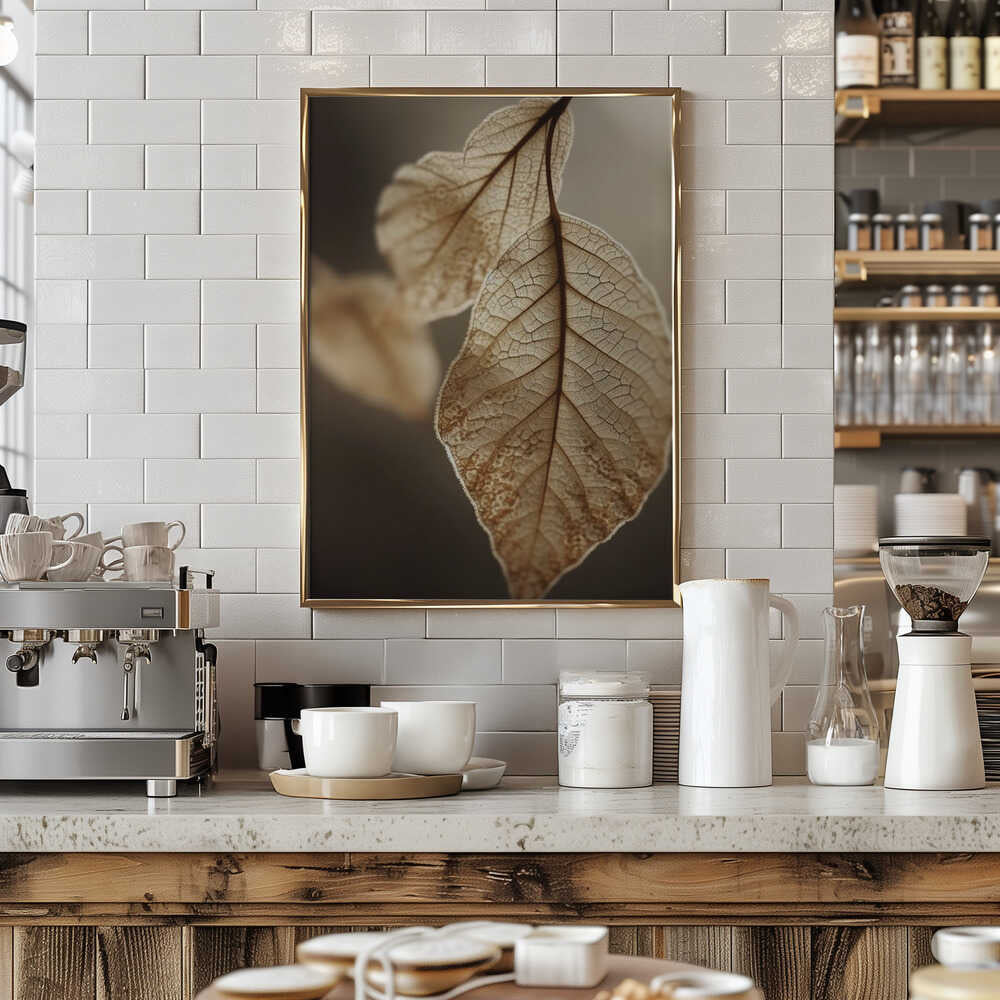 Ethereal Leaves Poster
