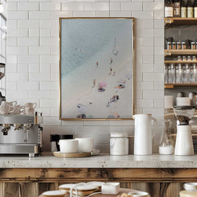 Aerial beach view 2 Poster