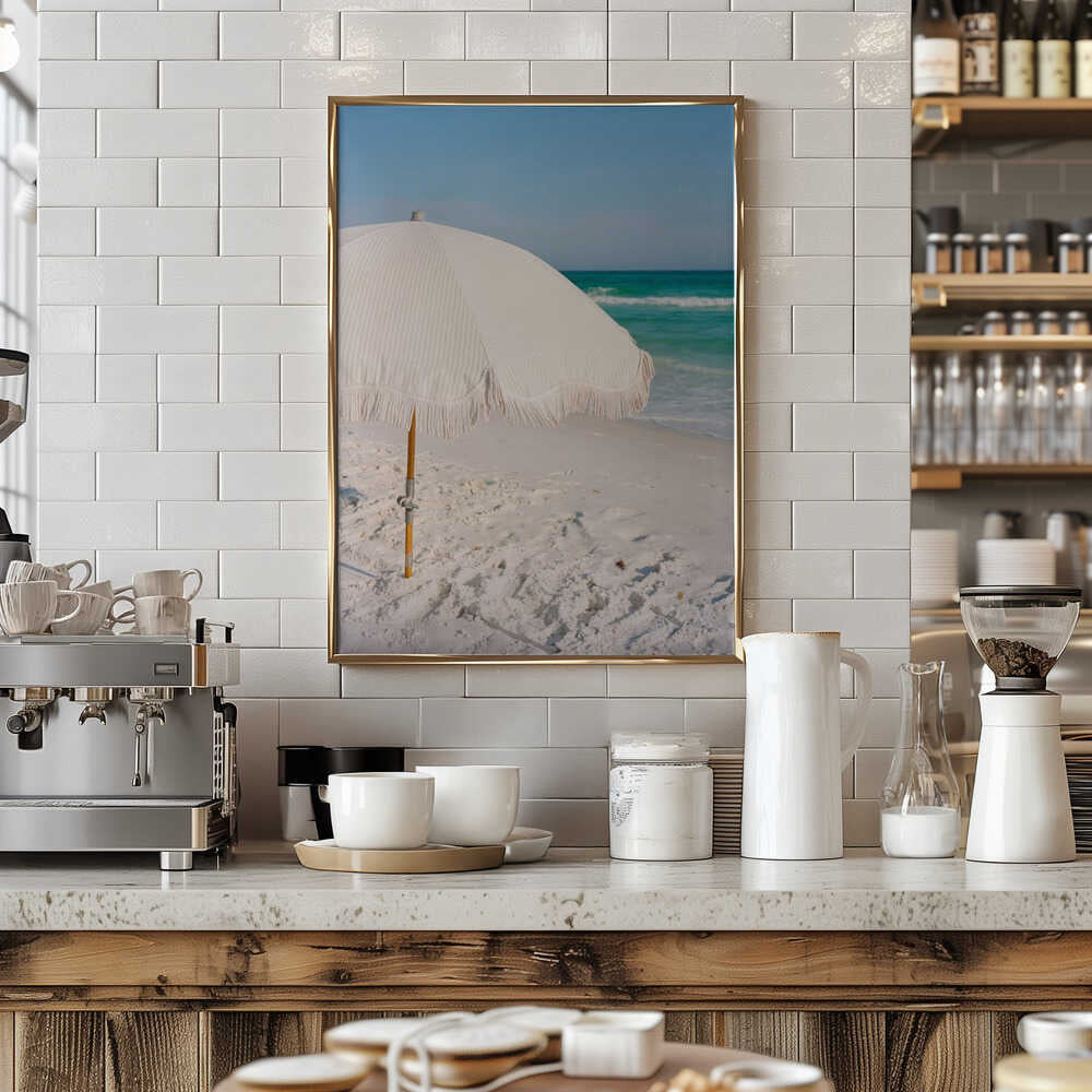 Beach Umbrella Poster