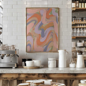 Swirling Hues Poster