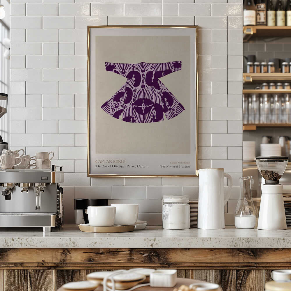 Purple Caftan Elegance Poster