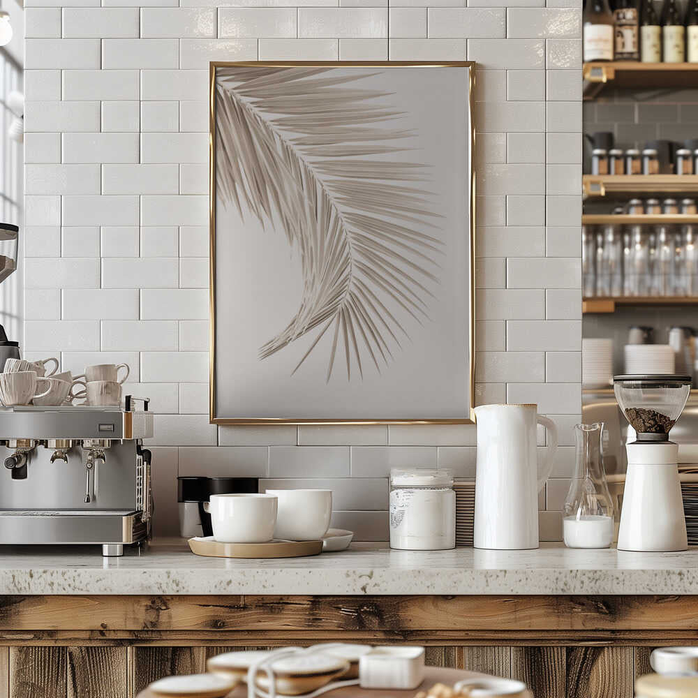 Tan Leaf Poster