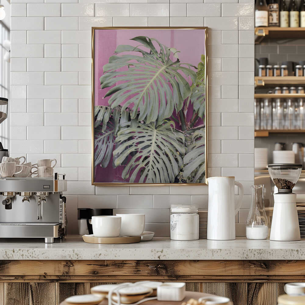 Monstera leaf La Muralla Poster