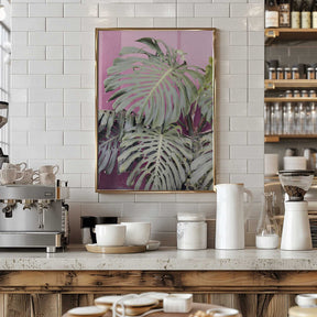 Monstera leaf La Muralla Poster