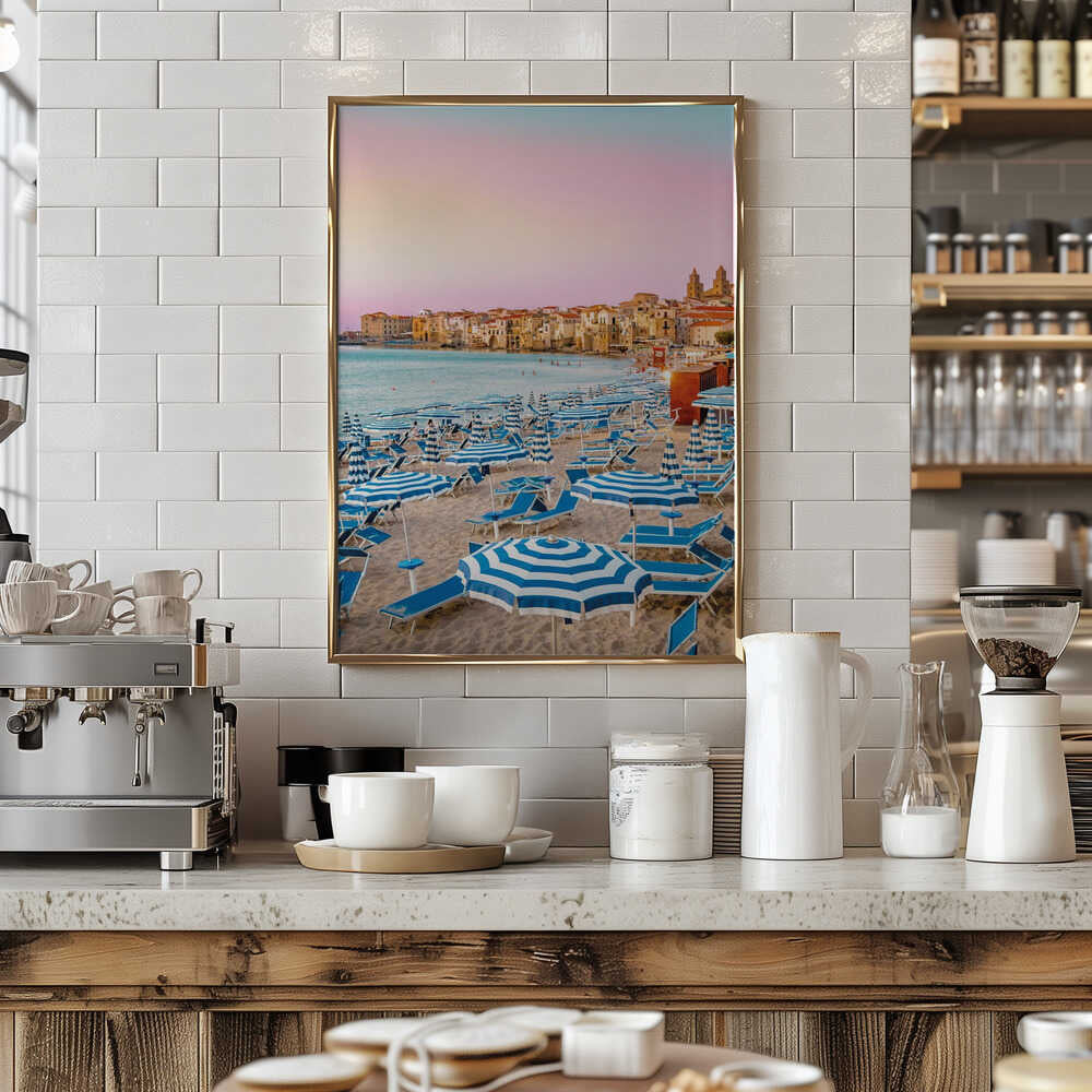 Cefalu Beach Poster