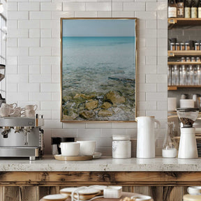 Seascape at the Italian Coast Poster