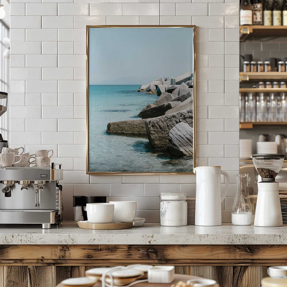 Rocks at the Coast Poster