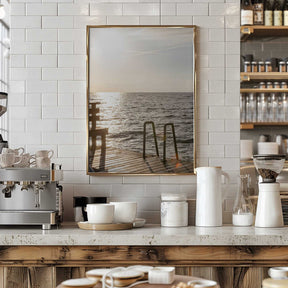 Summer Morning Swim Poster