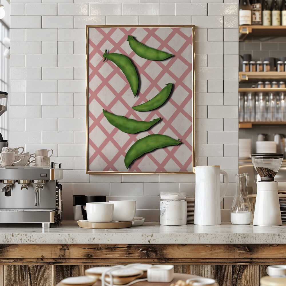 Sugar snap peas Poster