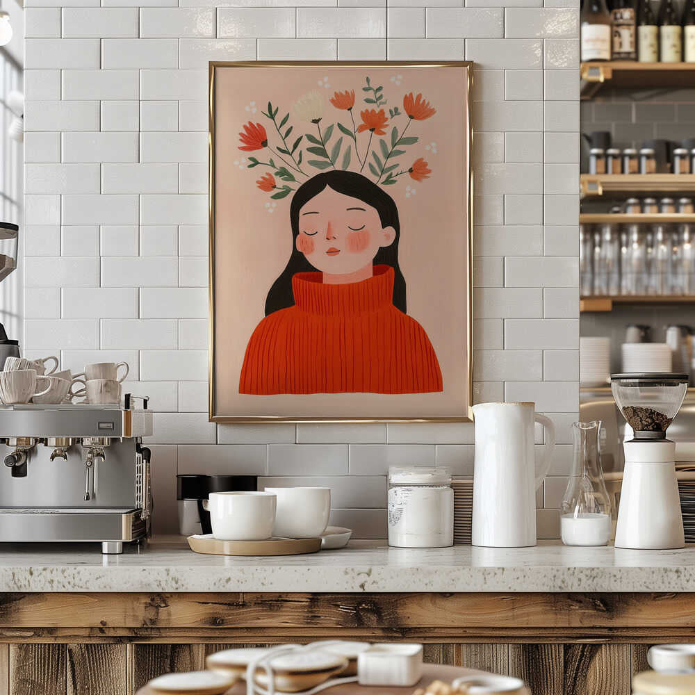 Floral Serenity Poster