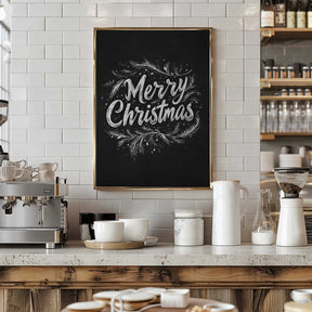 Holiday Chalk Wishes Poster