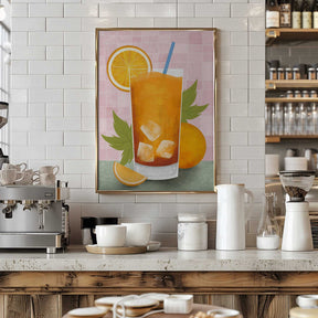 Orange drink Poster