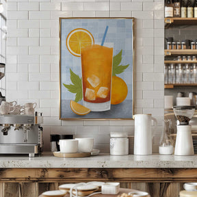Orange drink Poster