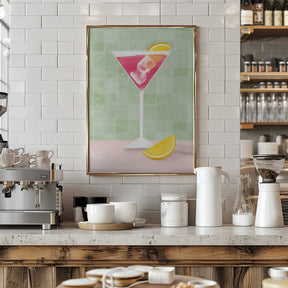 Pink coctail Poster