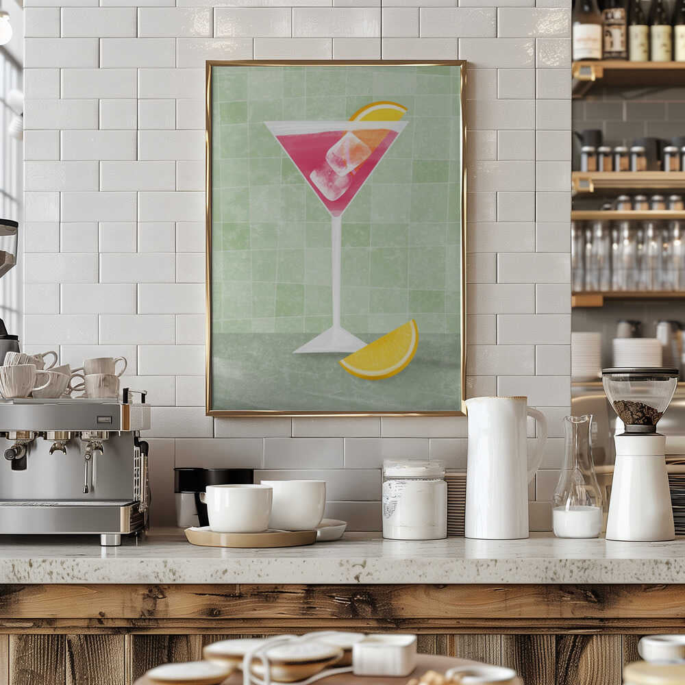 Pink coctail Poster