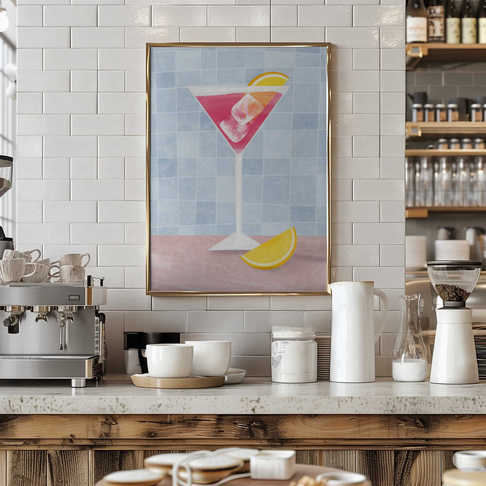 Pink coctail Poster