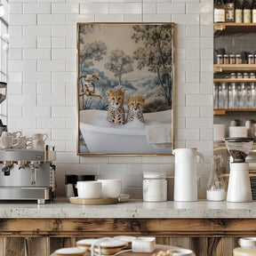 Cheetah Bath Time Duo Poster