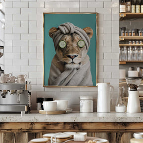 Luxury Lioness Poster