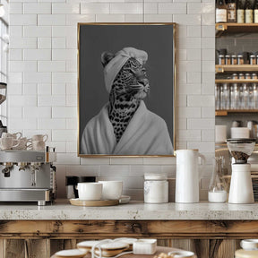 Lady Leopard Spa Day Poster