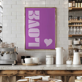 Purple Love Vibe Poster