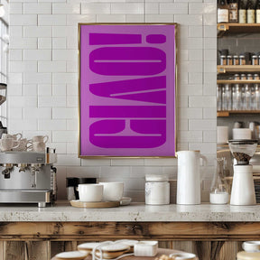 Bold Fuchsia Layers Poster