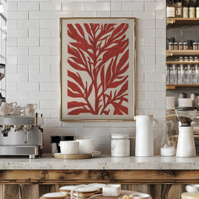 The Tree Branch with Leaves Poster