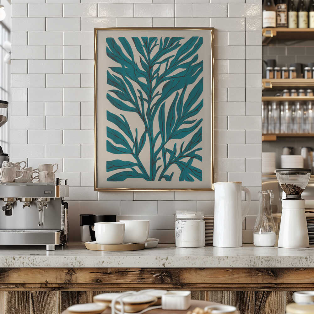 The Tree Branch with Leaves Poster