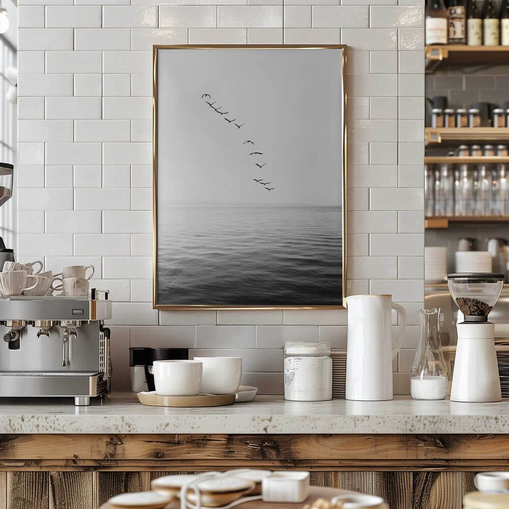 Flying Birds Poster