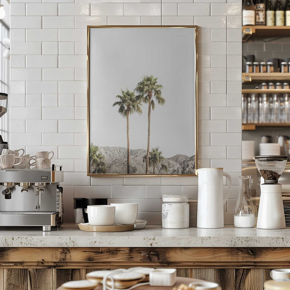 Palm Springs Palms Poster