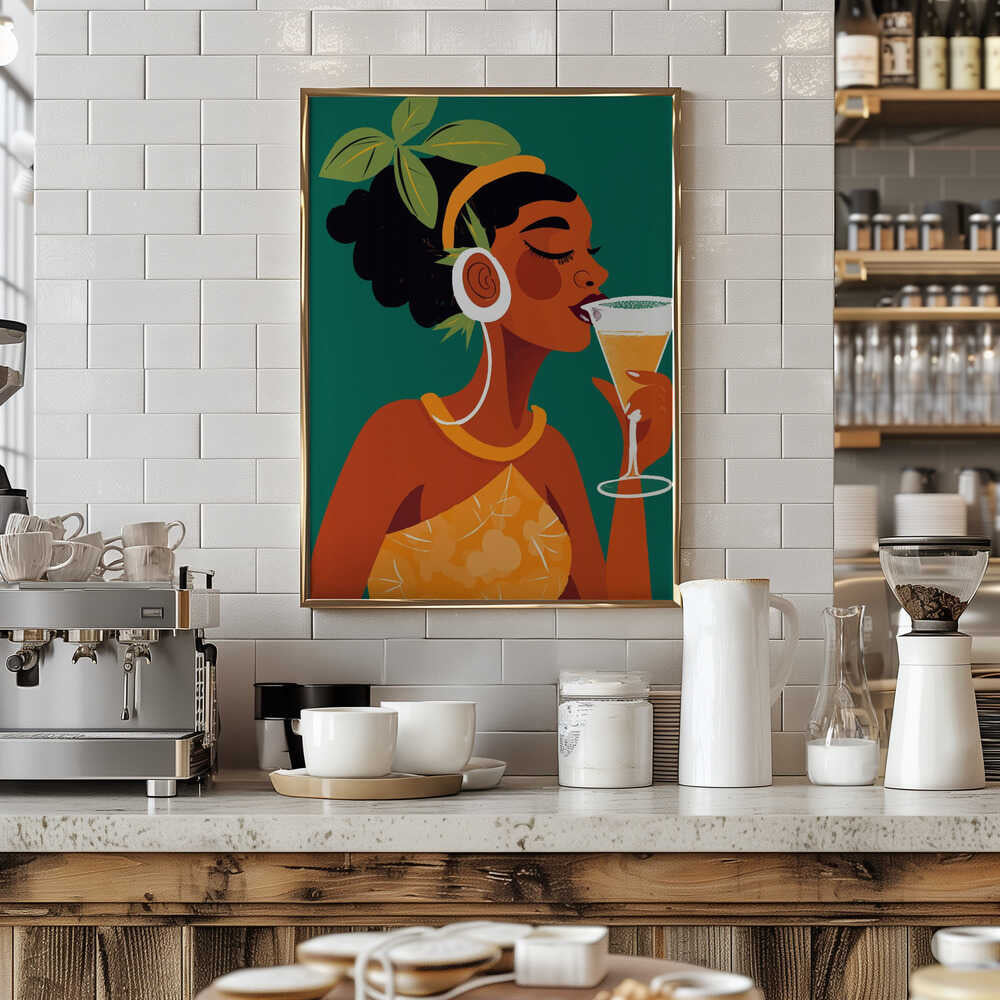 Drink In the Tropics Poster