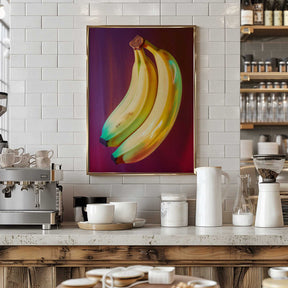Neon Banana Fusion Poster