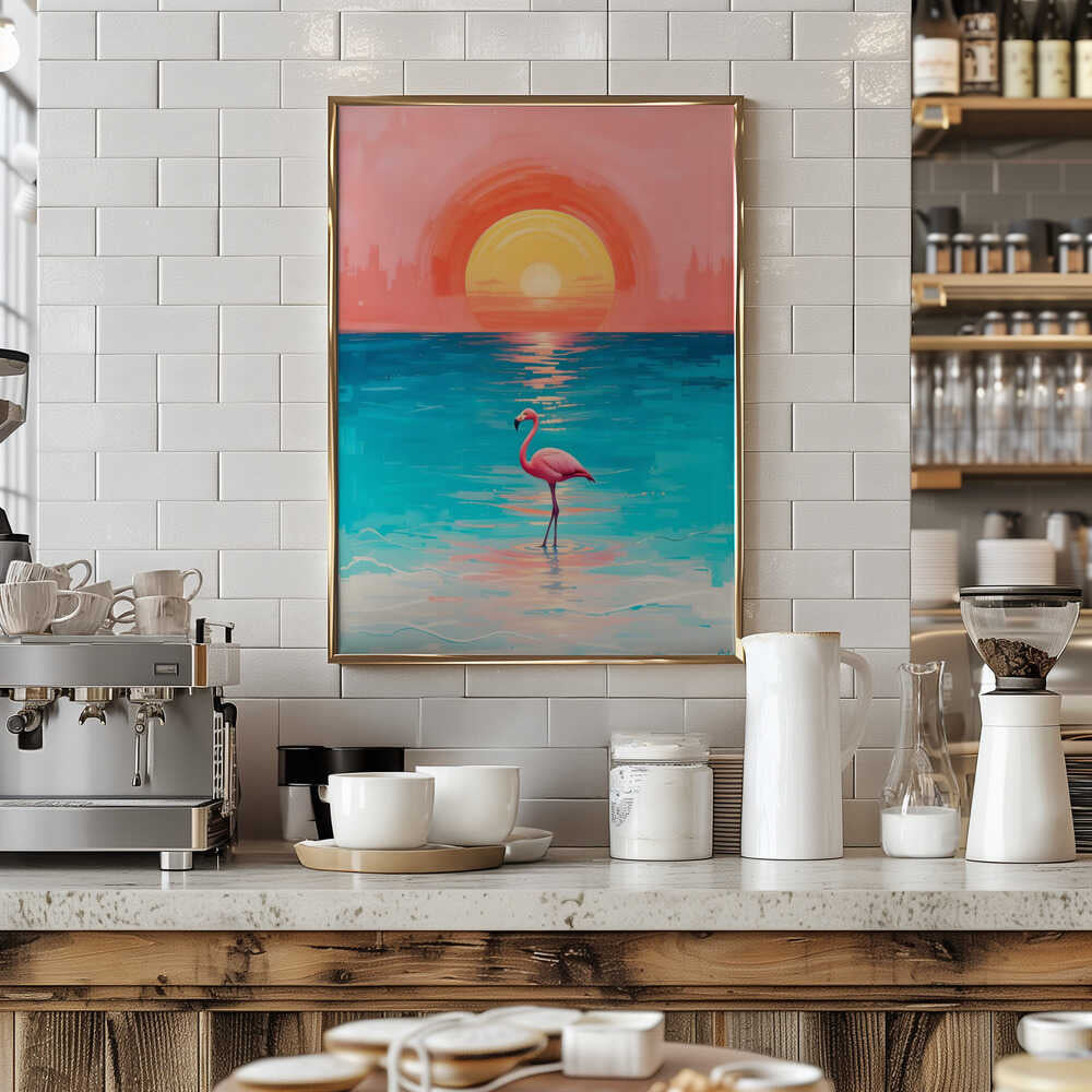 Just Vibin’ By the Sea Poster