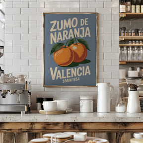 Valencia Oranges Poster