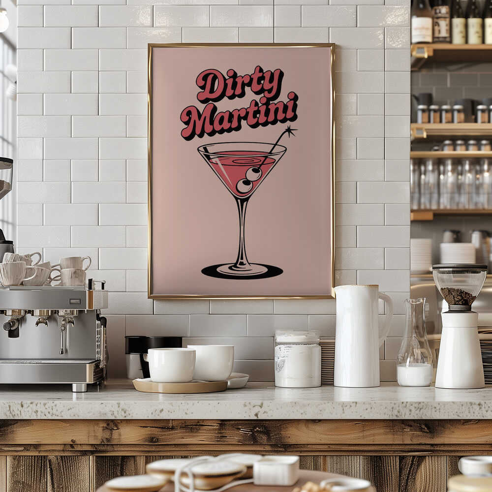 Martini Vibes Poster