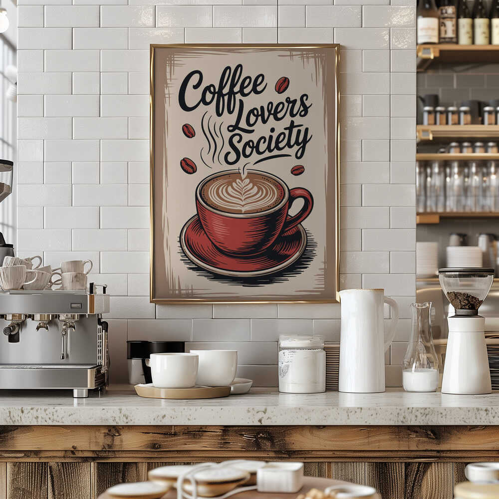 Steaming Cup Club Poster