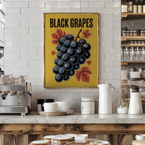 Grapes &amp; Leaves Poster