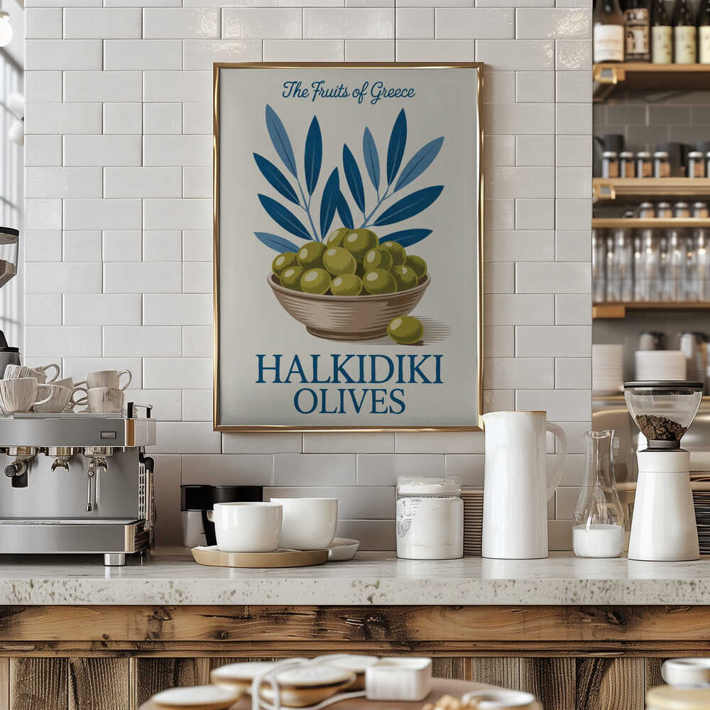 Halkidiki Olives Delight Poster