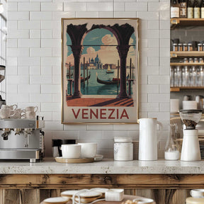 Venezia Vintage Travel Poster Poster