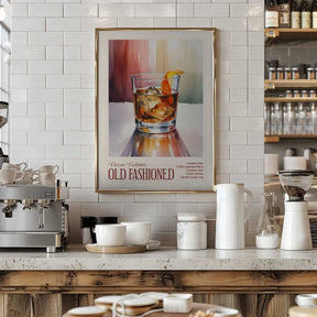 Classic Cocktails - Old Fashioned Poster