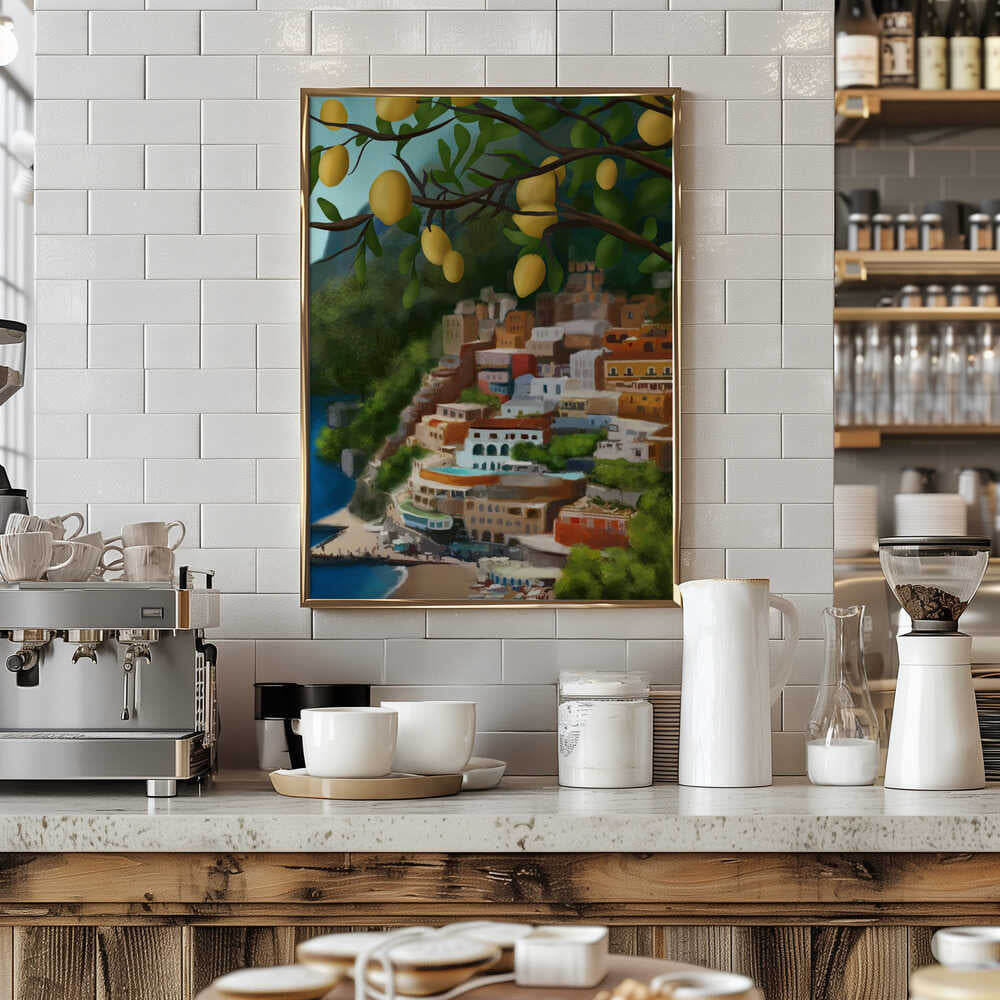 Lemon Coast Vistas Poster