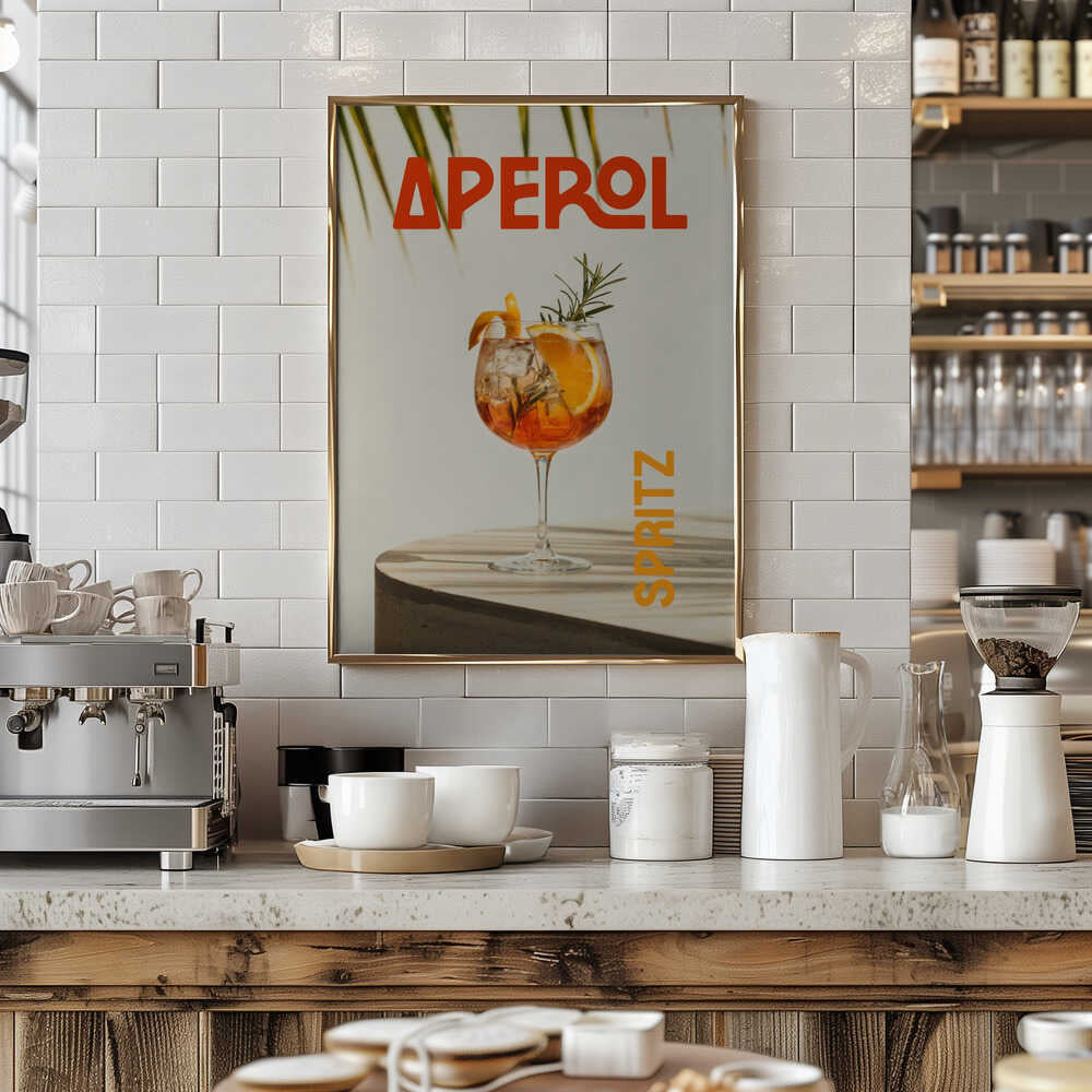 Aperol Spritz Tropic Poster